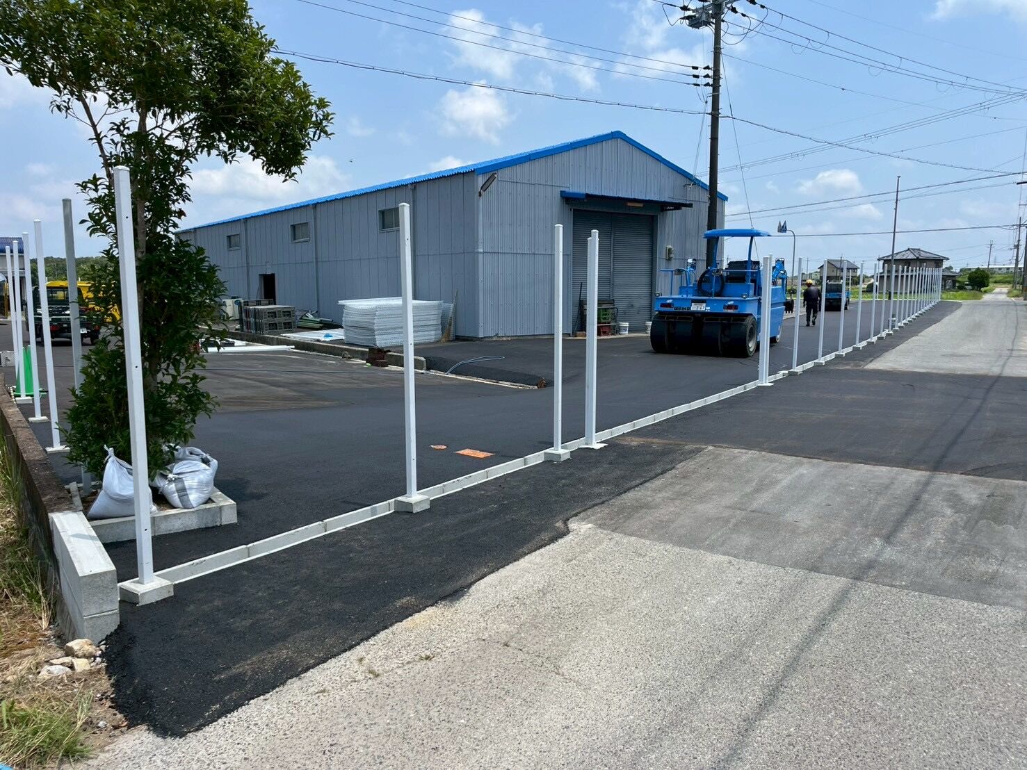 柱建てが完了しました