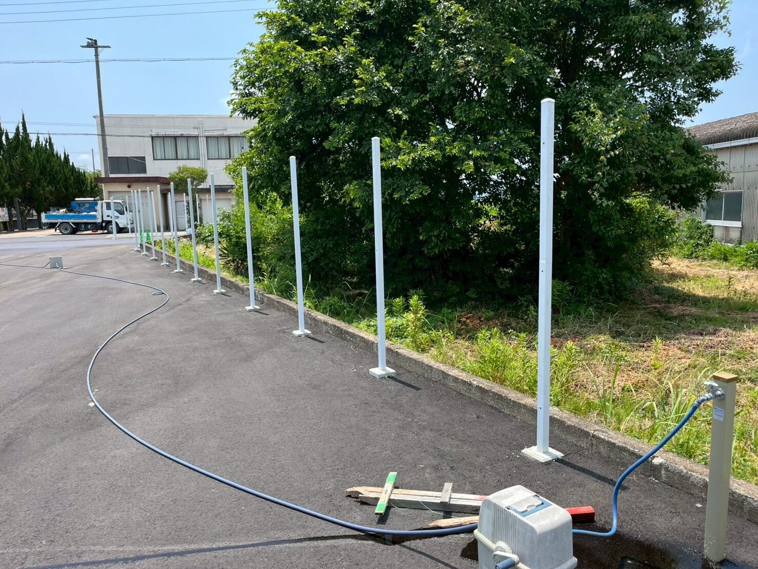 柱建てが完了しました